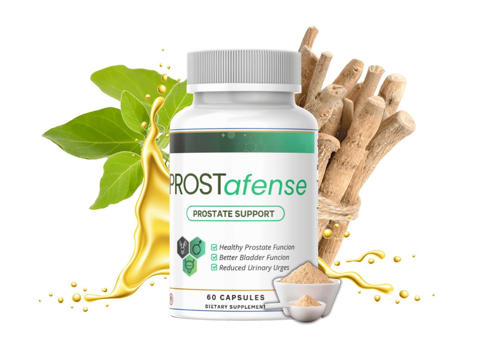 1 Bottles of Prostafense with fruits